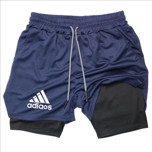 Shorts Adiaos 2 en 1 de Compresión - Running y Entrenamiento