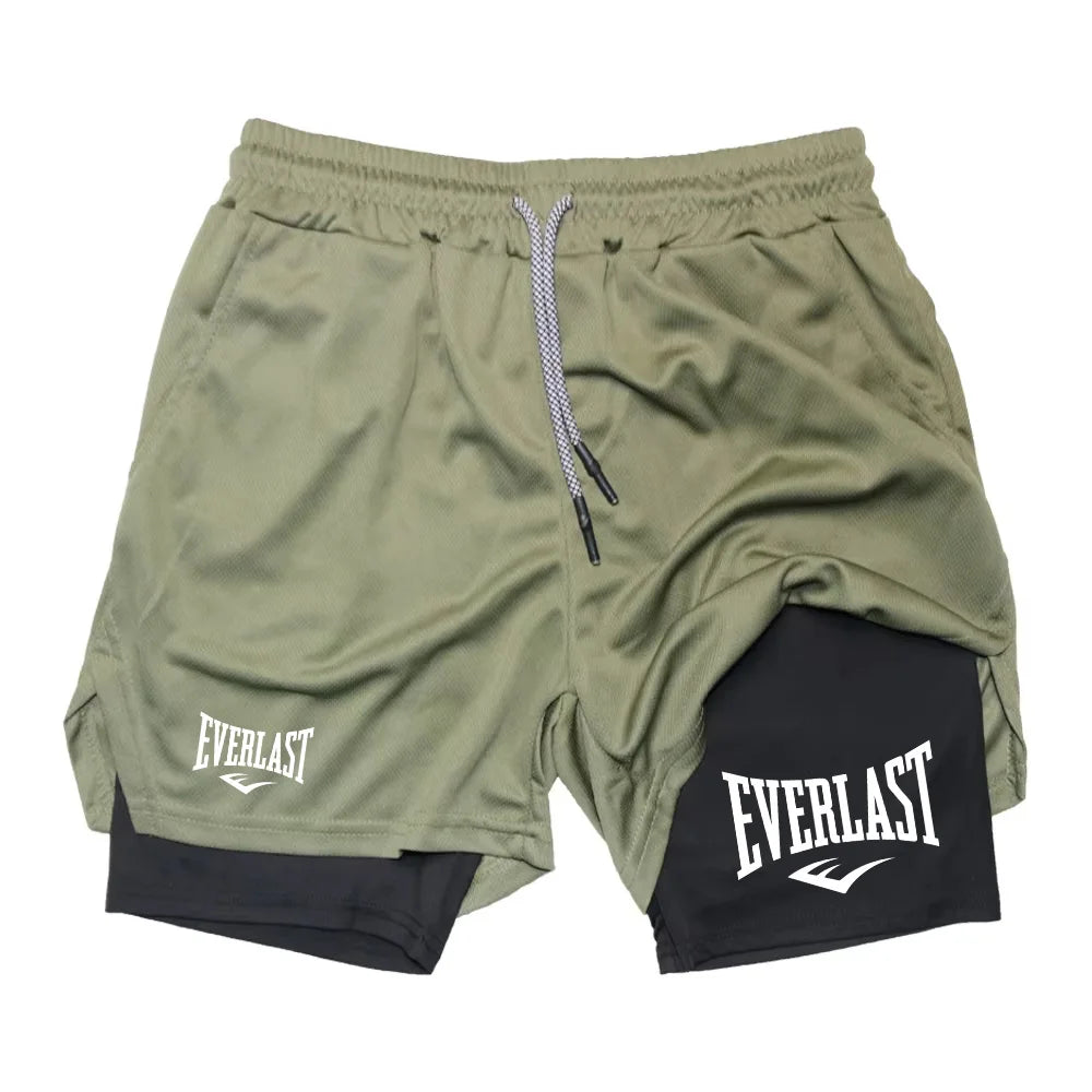 Shorts Everlast 2 en 1 - Entrenamiento de Alto Rendimiento