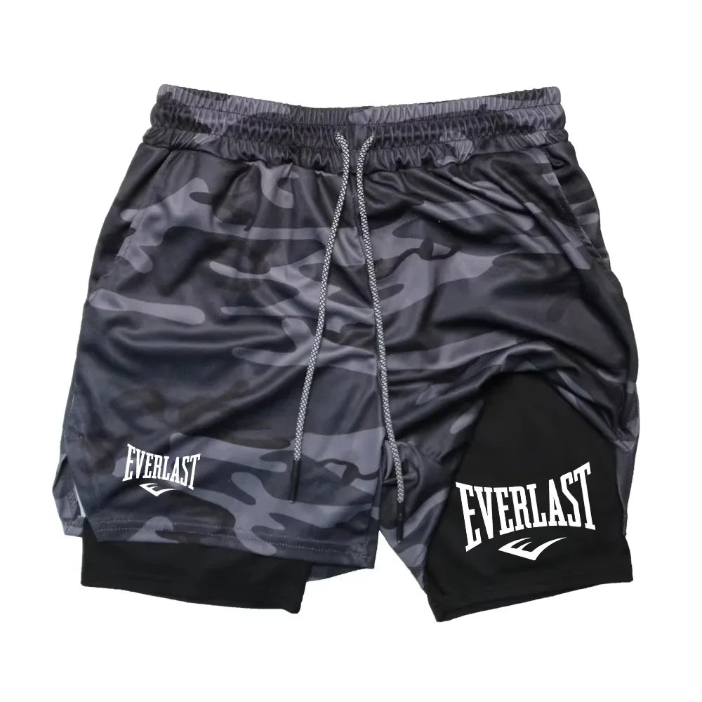 Shorts Everlast 2 en 1 - Entrenamiento de Alto Rendimiento