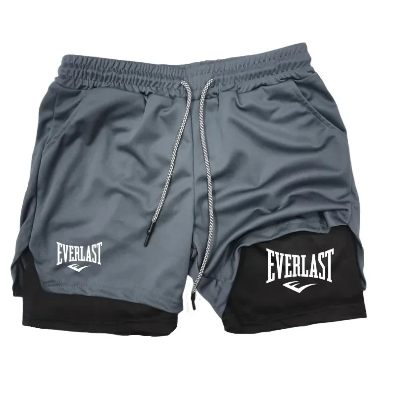 Shorts Everlast 2 en 1 - Entrenamiento de Alto Rendimiento