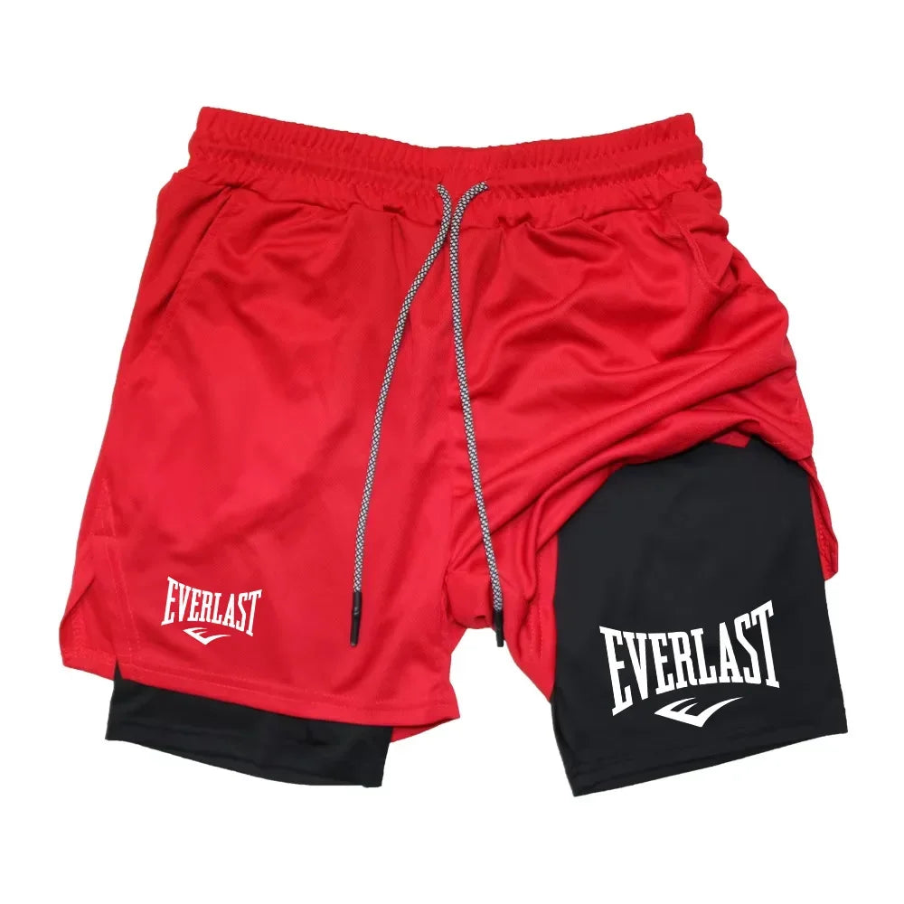 Shorts Everlast 2 en 1 - Entrenamiento de Alto Rendimiento