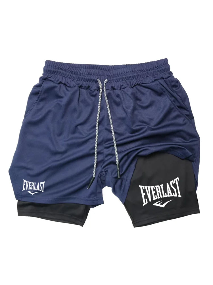 Shorts Everlast 2 en 1 - Entrenamiento de Alto Rendimiento